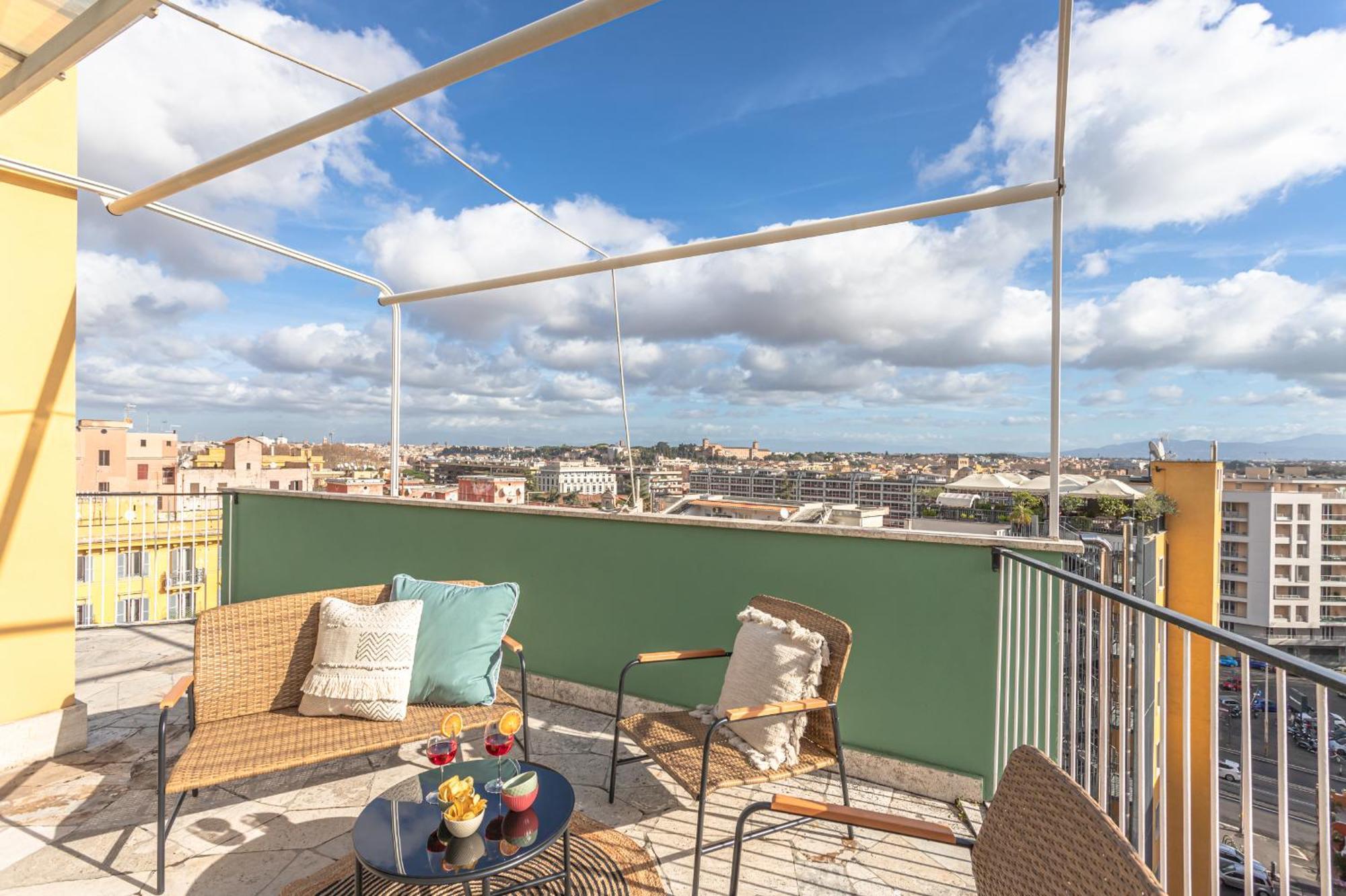 Viola Penthouse With Rome Panoramic View Roma Exterior foto