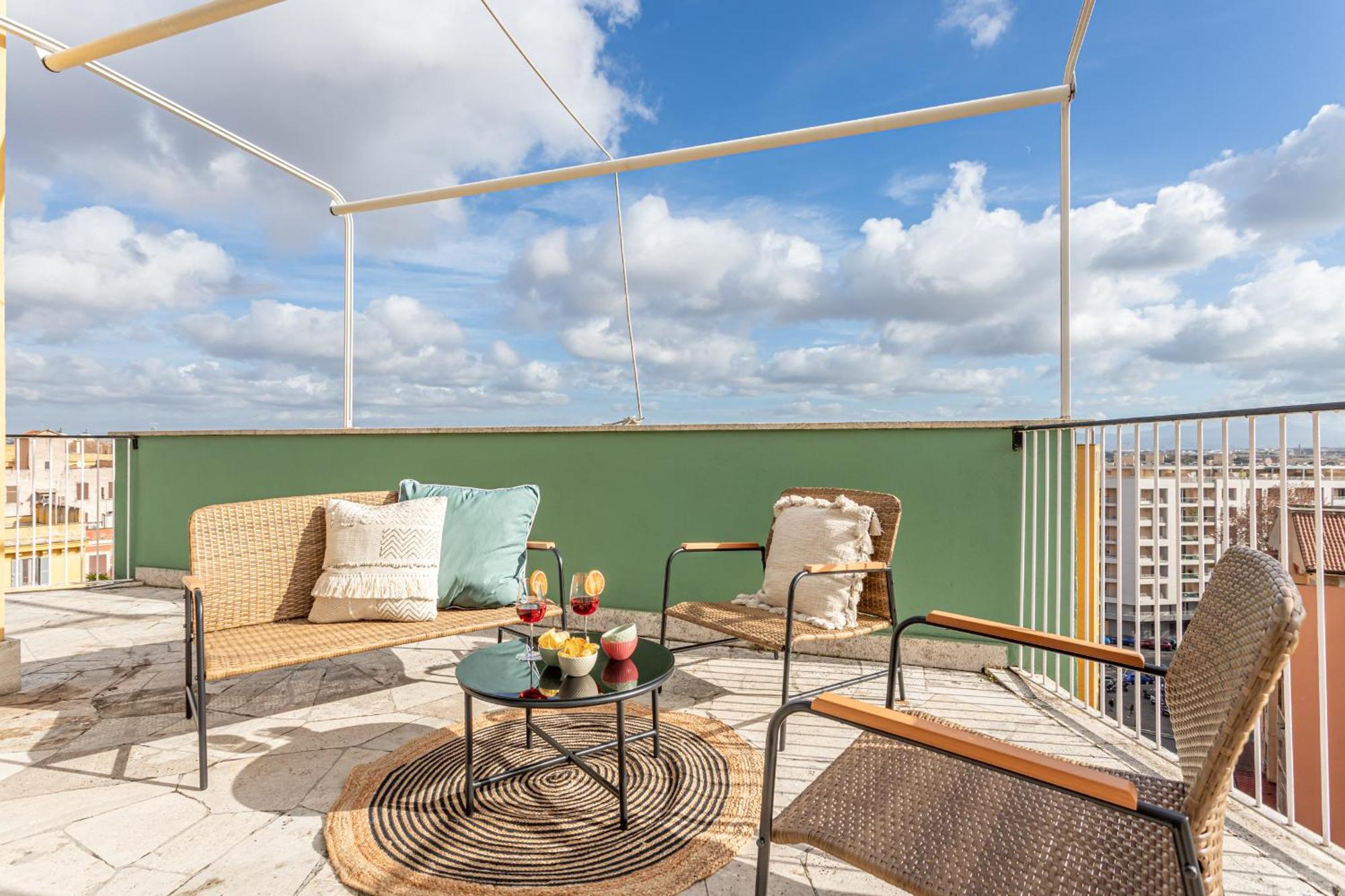 Viola Penthouse With Rome Panoramic View Roma Exterior foto